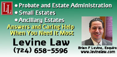 Law Levine, LLC - Estate Attorney in Aliquippa PA for Probate Estate Administration including small estates and ancillary estates